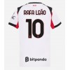 AC Milan Rafael Leao #10 Bortedrakt Kvinner 2025-26 Kortermet